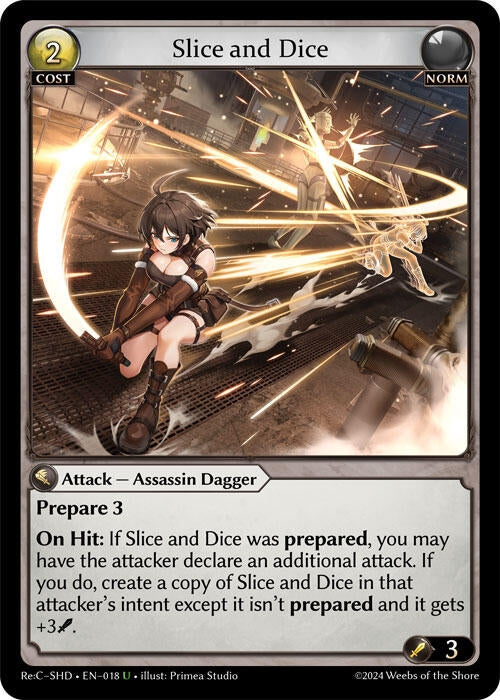 Image for Slice and Dice (018) (Tristan, Shadowdancer Re:Collection Lite) - Grand Archive TCG