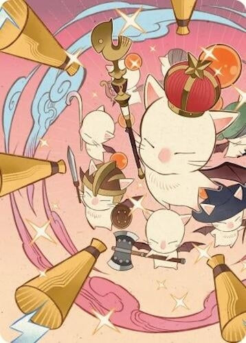 Image for Summon: Good King Mog XII Art Card (41) (Art Series: FINAL FANTASY) - Magic: The Gathering