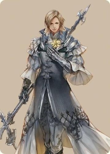Image for Dion, Bahamut's Dominant Art Card (42) (Art Series: FINAL FANTASY) - Magic: The Gathering