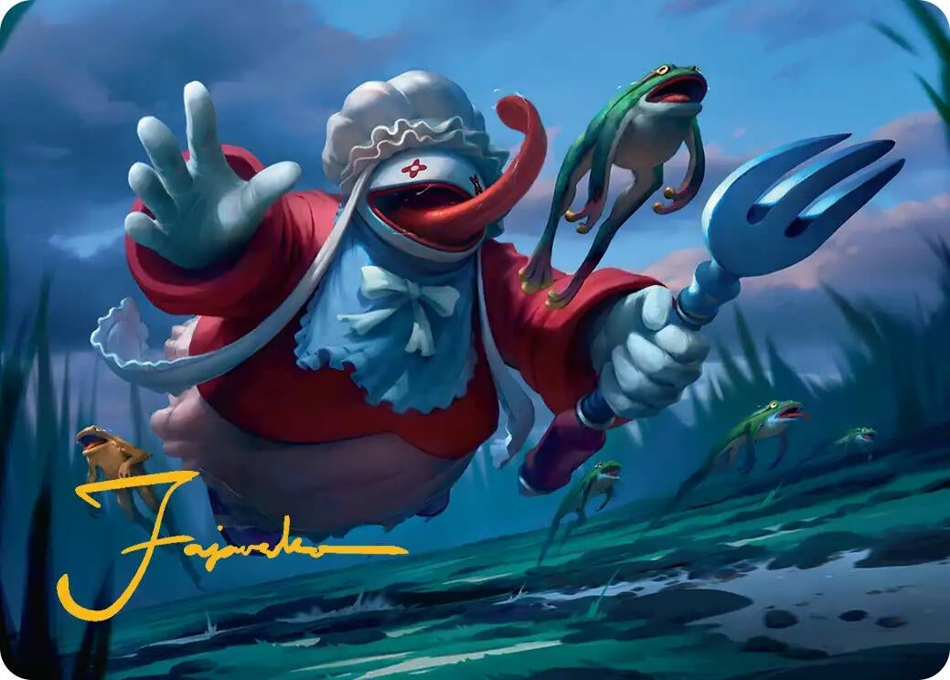 Image for Quina, Qu Gourmet Art Card (Gold-Stamped Signature) (11) (Art Series: FINAL FANTASY) - Magic: The Gathering