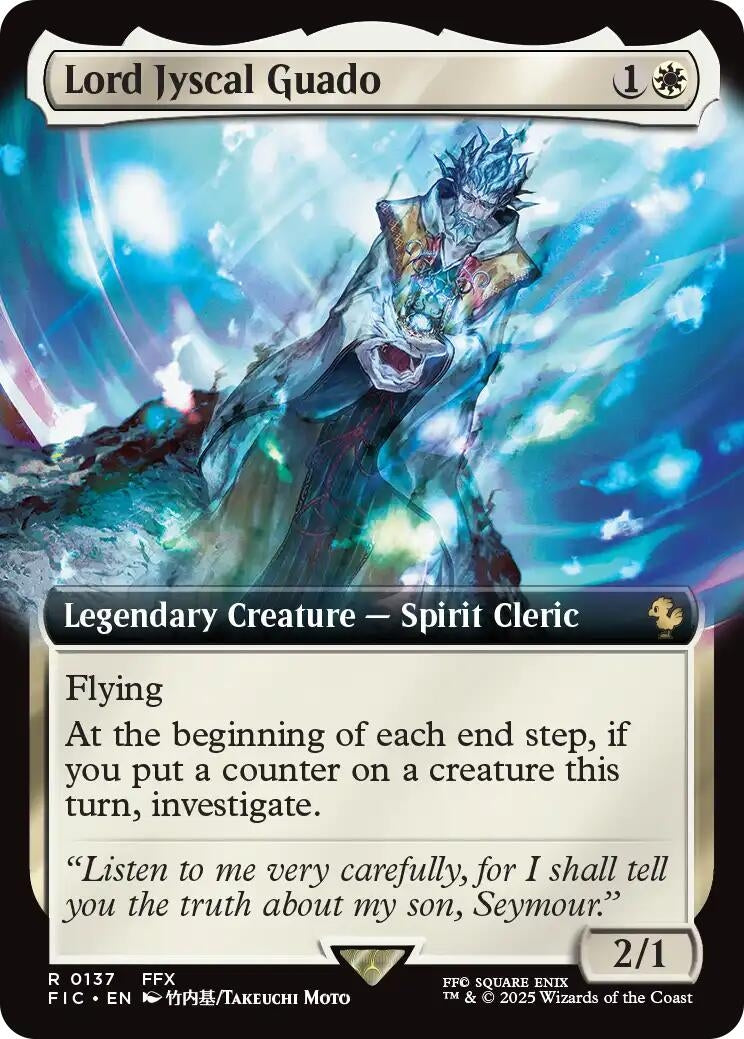 Lord Jyscal Guado (Extended Art) (137) (Commander: FINAL FANTASY)