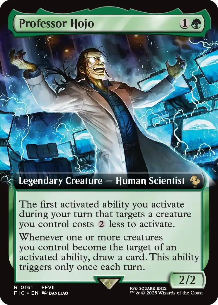 Image for Professor Hojo (Extended Art) (161) (Commander: FINAL FANTASY) - Magic: The Gathering