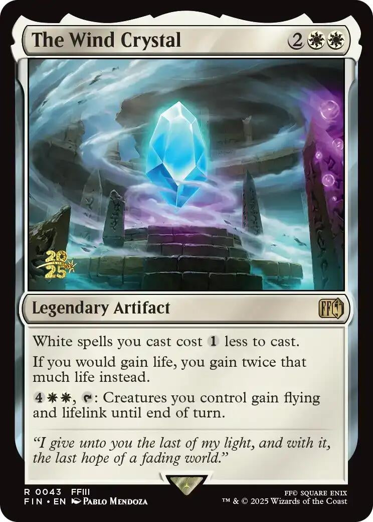 Image for The Wind Crystal (43) (Prerelease Cards) - Magic: The Gathering