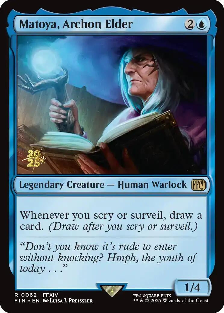 Image for Matoya, Archon Elder (62) (Prerelease Cards) - Magic: The Gathering