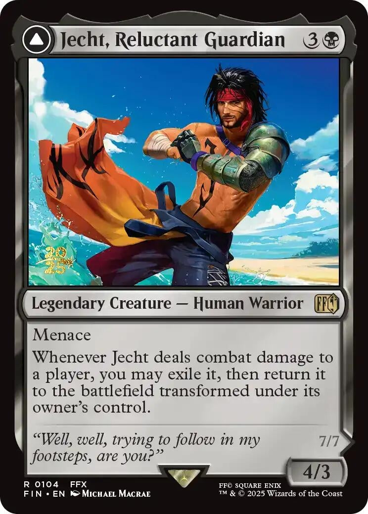 Image for Jecht, Reluctant Guardian (104) (Prerelease Cards) - Magic: The Gathering
