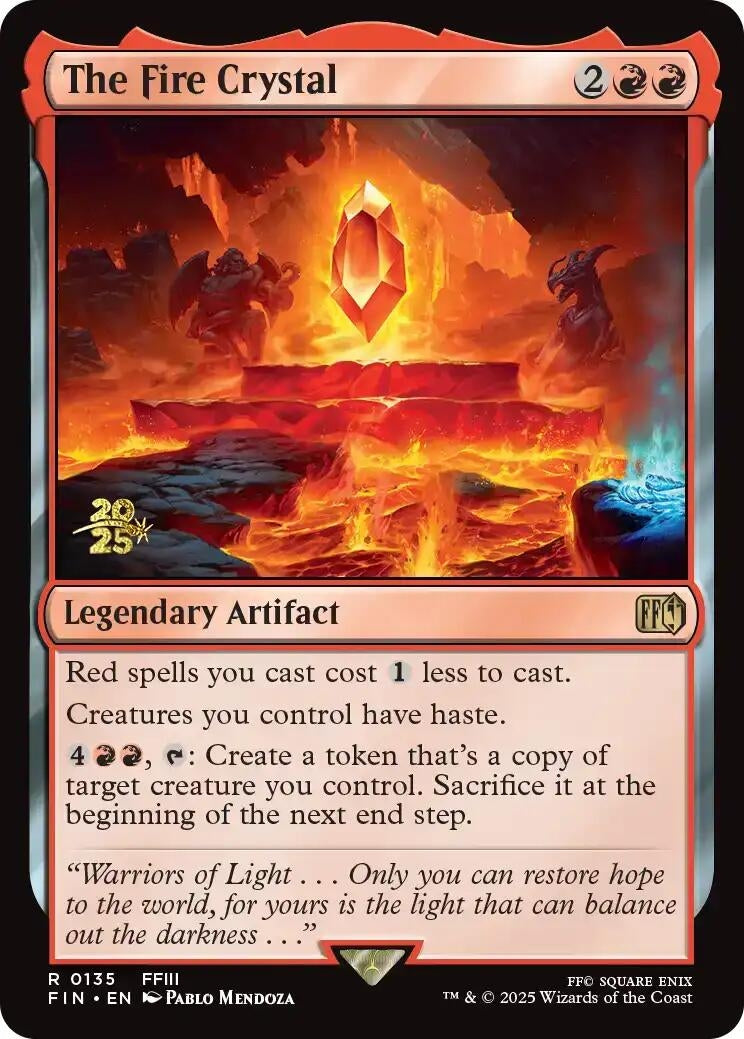 Image for The Fire Crystal (135) (Prerelease Cards) - Magic: The Gathering