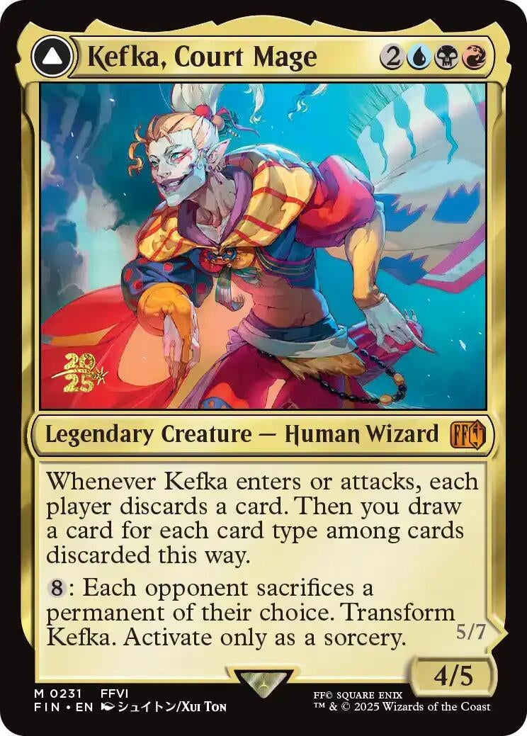 Image for Kefka, Court Mage (231) (Prerelease Cards) - Magic: The Gathering