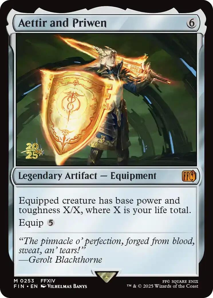 Image for Aettir and Priwen (253) (Prerelease Cards) - Magic: The Gathering