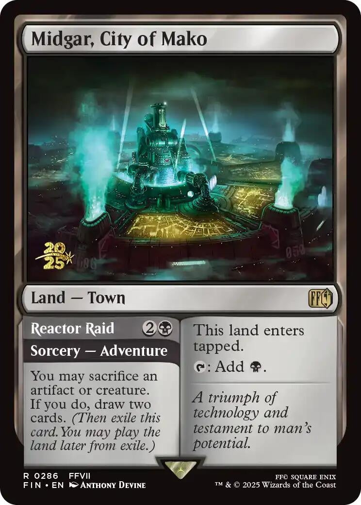 Image for Midgar, City of Mako (286) (Prerelease Cards) - Magic: The Gathering
