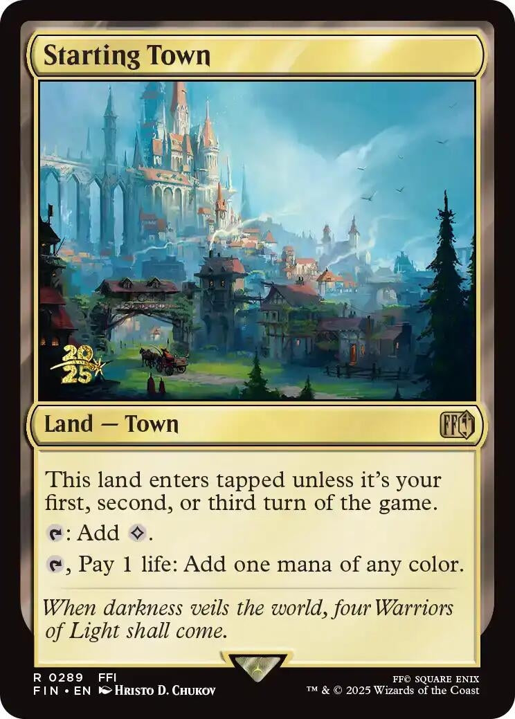 Image for Starting Town (289) (Prerelease Cards) - Magic: The Gathering