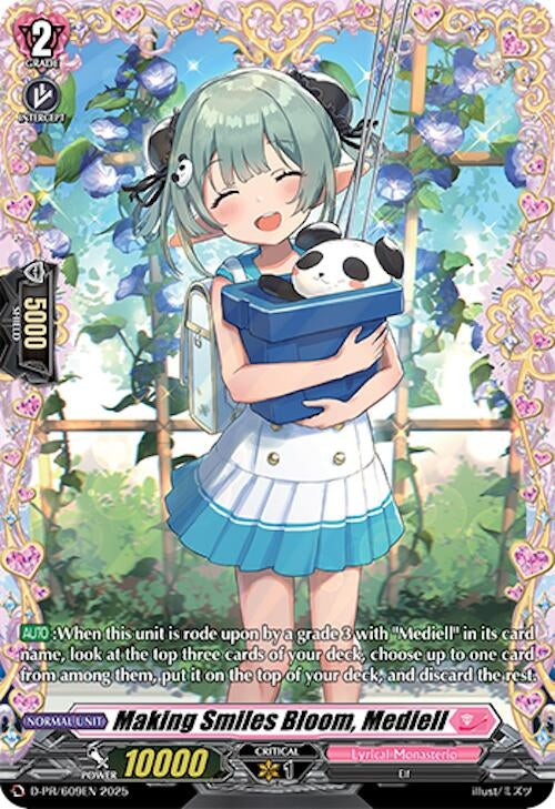 Image for Making Smiles Bloom, Mediell (D-PR/609EN) (D Promo Cards) - Cardfight Vanguard