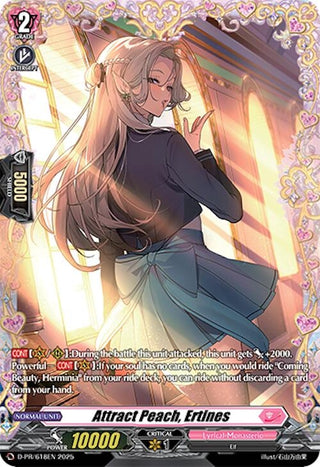 Image for Attract Peach, Ertines (D-PR/618EN) (D Promo Cards) - Cardfight Vanguard