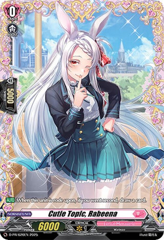 Image for Cutie Topic, Rabeena (D-PR/620EN) (D Promo Cards) - Cardfight Vanguard