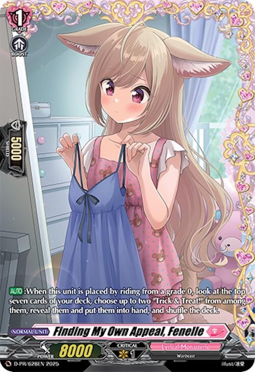 Image for Finding My Own Appeal, Fenelle (D-PR/628EN) (D Promo Cards) - Cardfight Vanguard