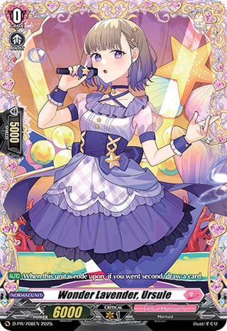 Image for Wonder Lavender, Ursule (D-PR/708EN) (D Promo Cards) - Cardfight Vanguard