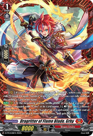 Image for Dragritter of Flame Blade, Grhy (D-PR/648EN) (D Promo Cards) - Cardfight Vanguard