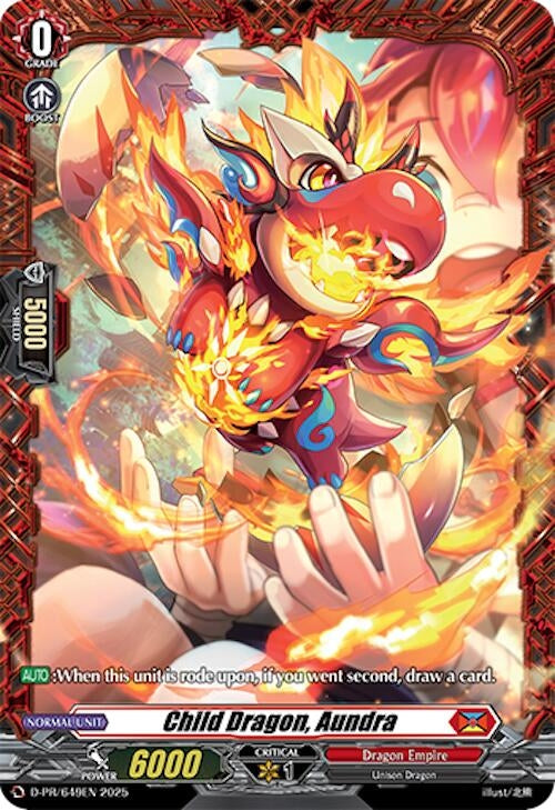 Image for Child Dragon, Aundra (D-PR/649EN) (D Promo Cards) - Cardfight Vanguard