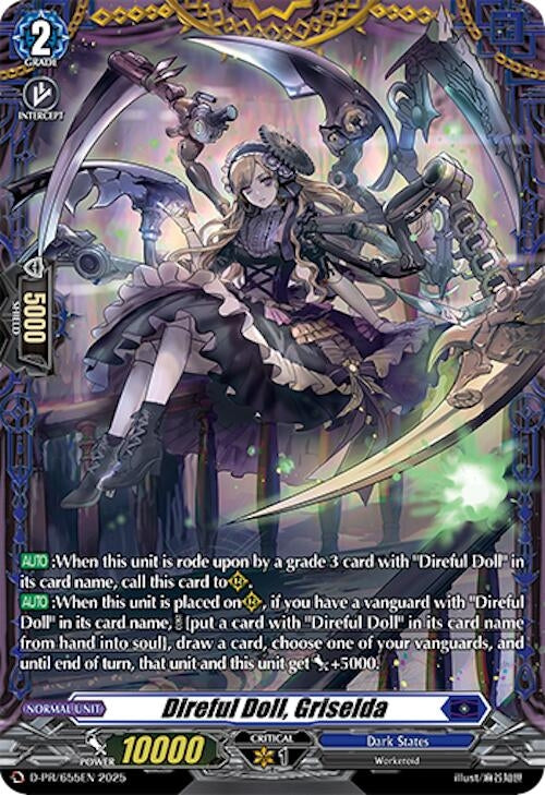 Image for Direful Doll, Griselda (D-PR/655EN) (D Promo Cards) - Cardfight Vanguard