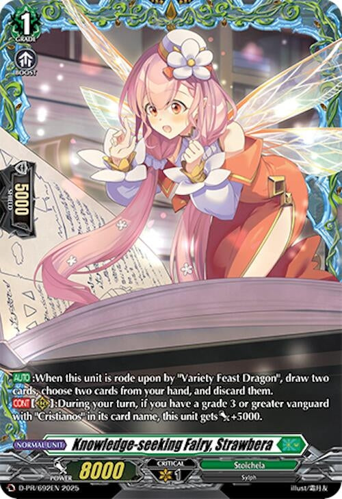 Image for Knowledge-seeking Fairy, Strawbera (D-PR/692EN) (D Promo Cards) - Cardfight Vanguard