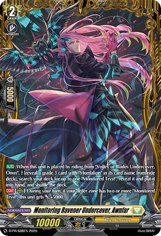 Image for Monitoring Ravener Undercover, Awnfar (D-PR/688EN) (D Promo Cards) - Cardfight Vanguard