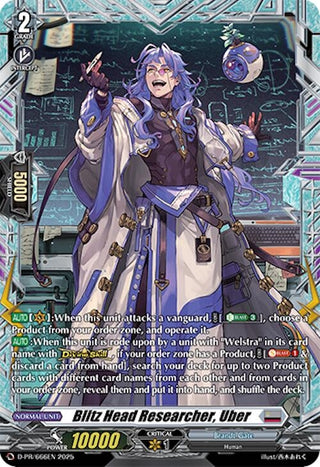 Image for Blitz Head Researcher, Uber (D-PR/666EN) (D Promo Cards) - Cardfight Vanguard