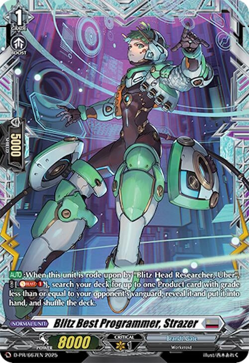 Image for Blitz Best Programmer, Strazer (D-PR/667EN) (D Promo Cards) - Cardfight Vanguard