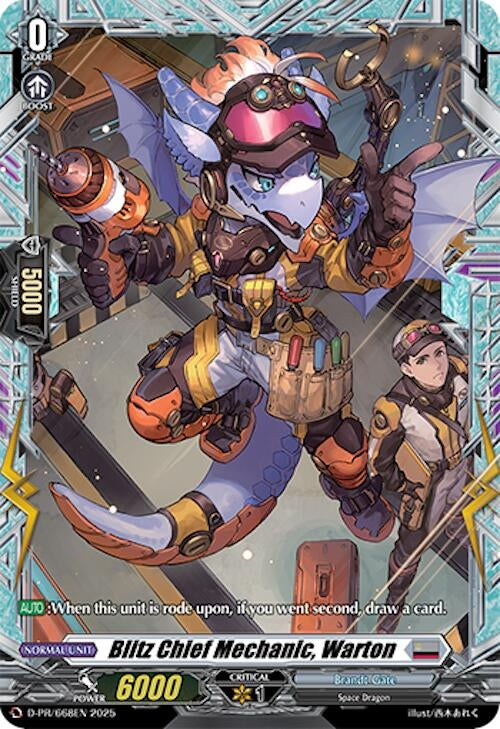 Image for Blitz Chief Mechanic, Warton (D-PR/668EN) (D Promo Cards) - Cardfight Vanguard
