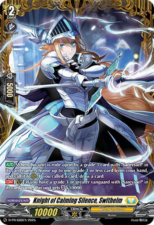 Image for Knight of Calming Silence, Swithelm (D-PR/680EN) (D Promo Cards) - Cardfight Vanguard