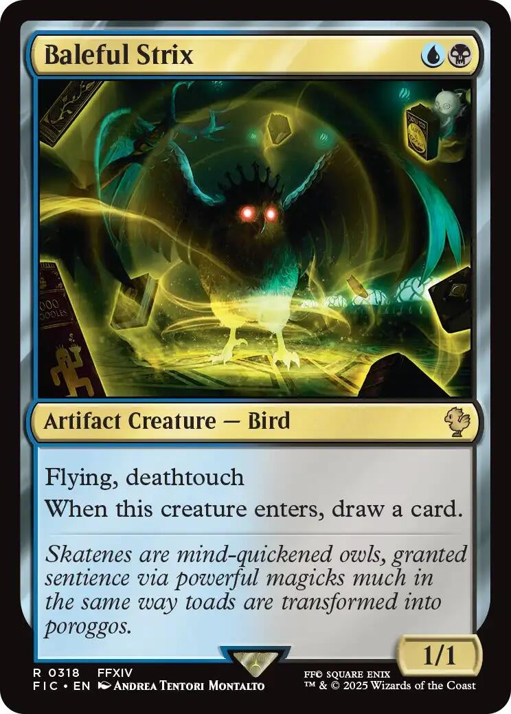 Image for Baleful Strix (Surge Foil) (318) (Commander: FINAL FANTASY) - Magic: The Gathering