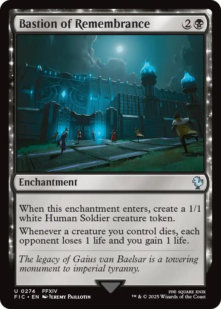 Image for Bastion of Remembrance (Surge Foil) (274) (Commander: FINAL FANTASY) - Magic: The Gathering
