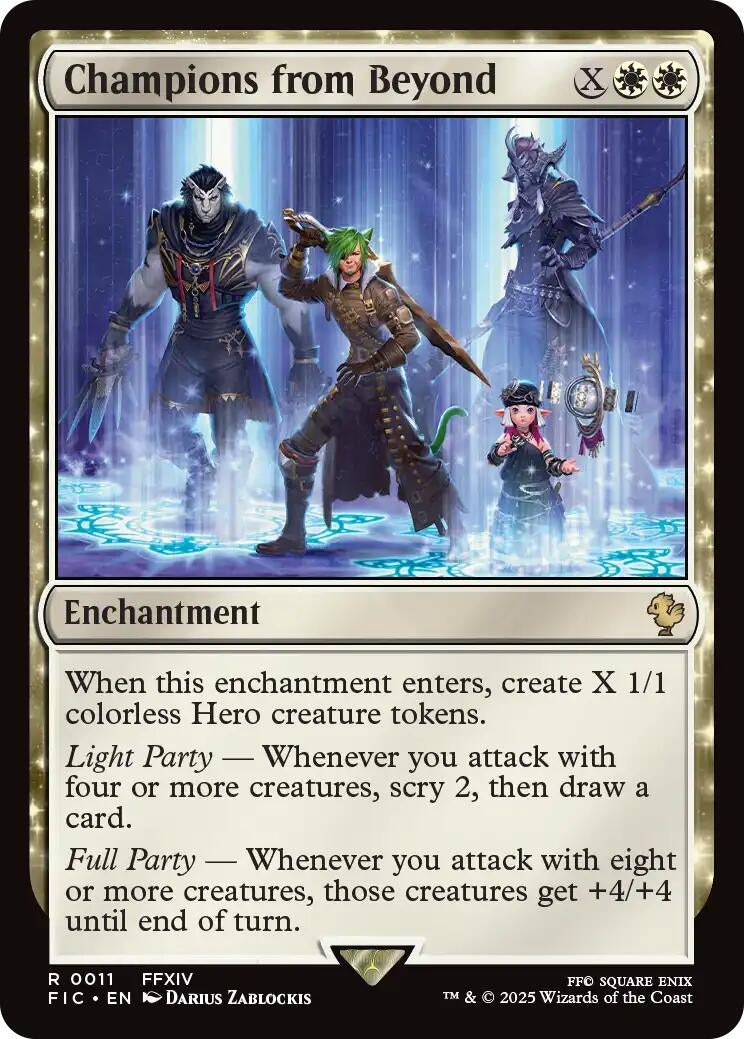 Image for Champions from Beyond (Surge Foil) (11) (Commander: FINAL FANTASY) - Magic: The Gathering