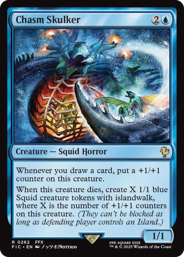 Image for Chasm Skulker (Surge Foil) (262) (Commander: FINAL FANTASY) - Magic: The Gathering