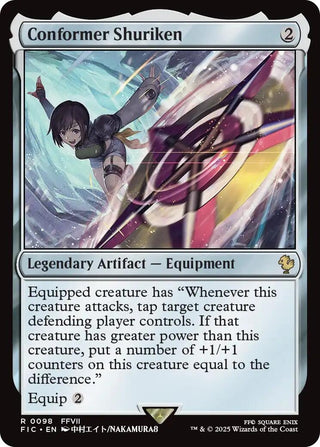 Image for Conformer Shuriken (Surge Foil) (98) (Commander: FINAL FANTASY) - Magic: The Gathering