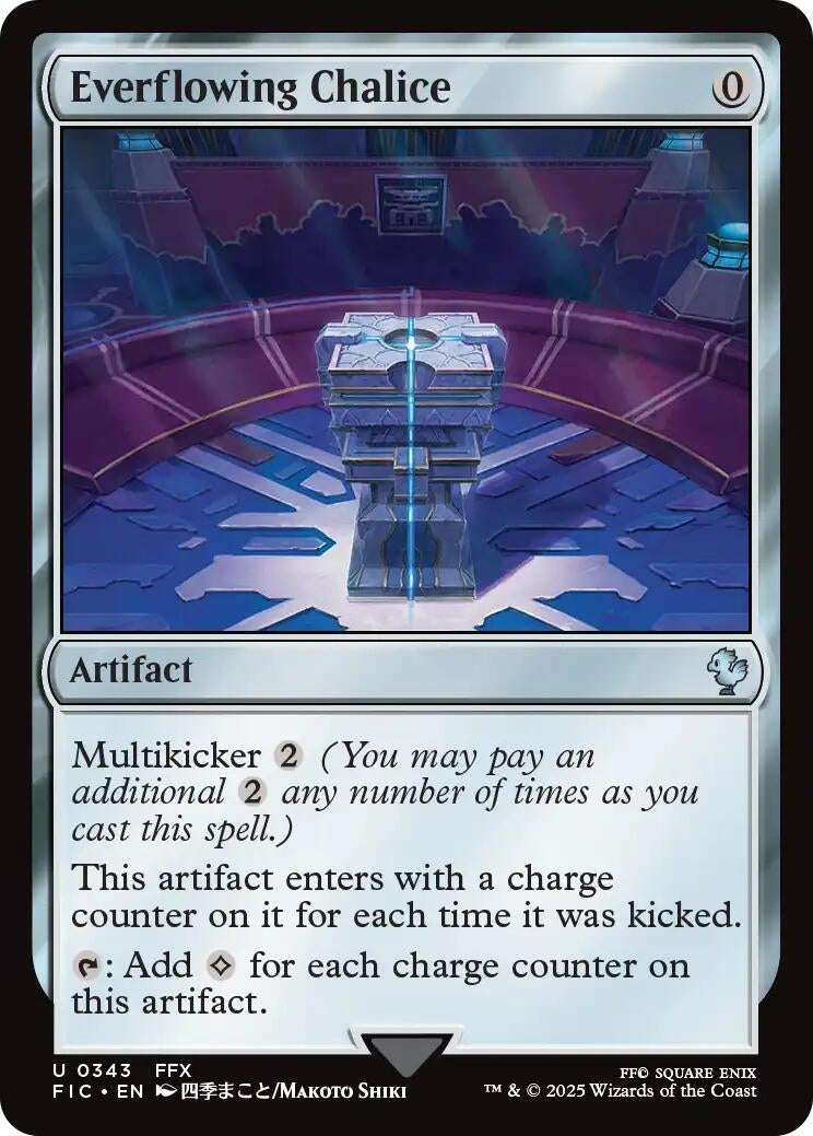 Image for Everflowing Chalice (Surge Foil) (343) (Commander: FINAL FANTASY) - Magic: The Gathering