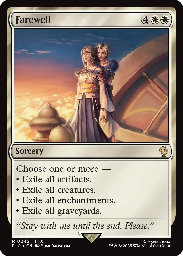 Image for Farewell (Surge Foil) (242) (Commander: FINAL FANTASY) - Magic: The Gathering