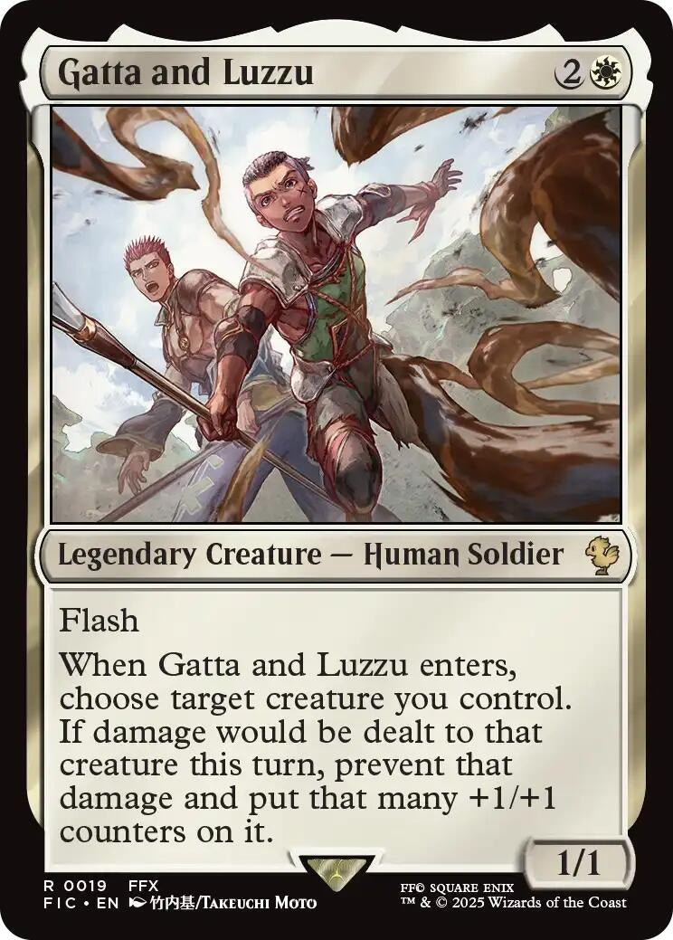 Image for Gatta and Luzzu (Surge Foil) (19) (Commander: FINAL FANTASY) - Magic: The Gathering