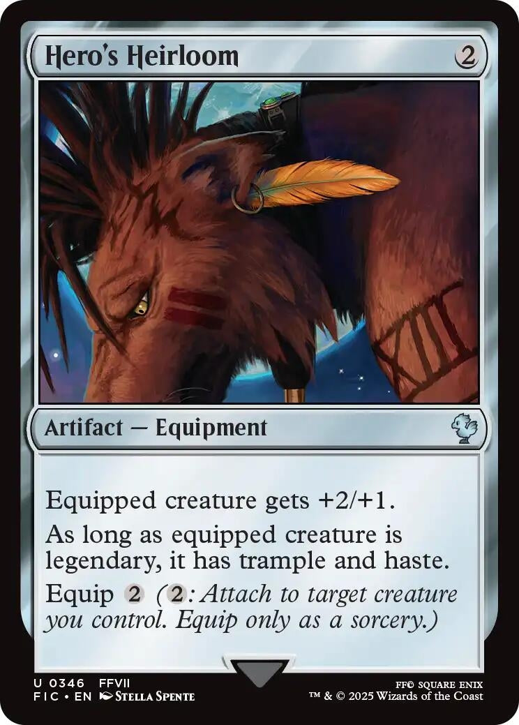 Image for Hero's Heirloom (Surge Foil) (346) (Commander: FINAL FANTASY) - Magic: The Gathering