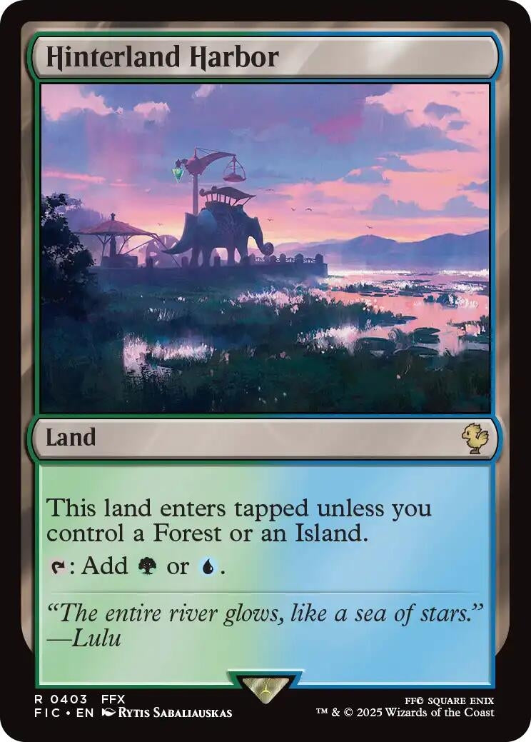 Image for Hinterland Harbor (Surge Foil) (403) (Commander: FINAL FANTASY) - Magic: The Gathering