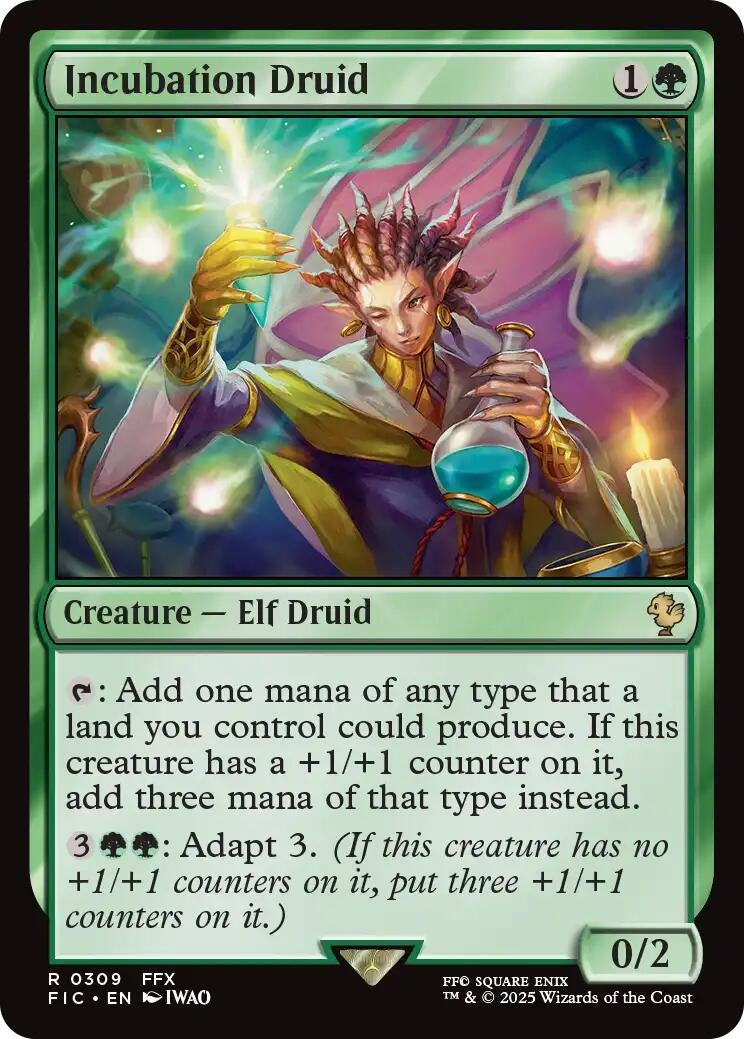Image for Incubation Druid (Surge Foil) (309) (Commander: FINAL FANTASY) - Magic: The Gathering