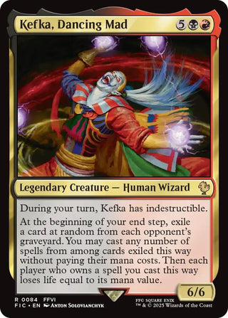 Kefka, Dancing Mad (Surge Foil) (84) (Commander: FINAL FANTASY)