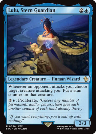 Image for Lulu, Stern Guardian (Surge Foil) (38) (Commander: FINAL FANTASY) - Magic: The Gathering
