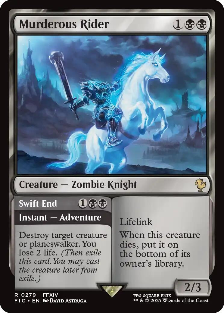 Image for Murderous Rider (Surge Foil) (279) (Commander: FINAL FANTASY) - Magic: The Gathering