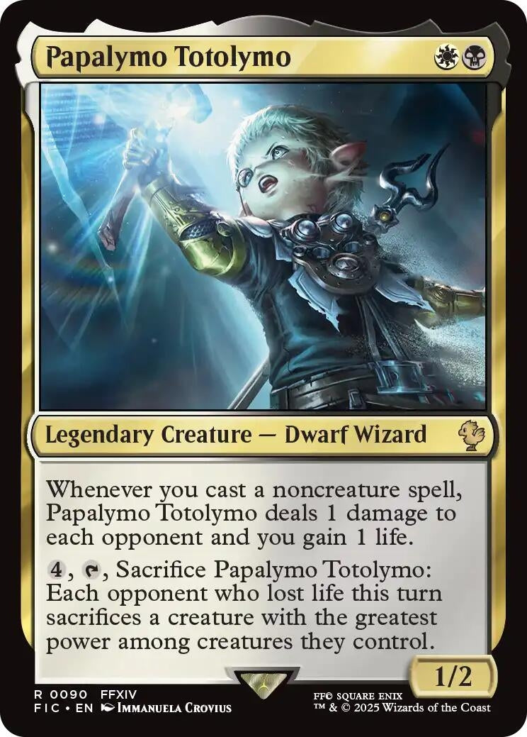 Image for Papalymo Totolymo (Surge Foil) (90) (Commander: FINAL FANTASY) - Magic: The Gathering