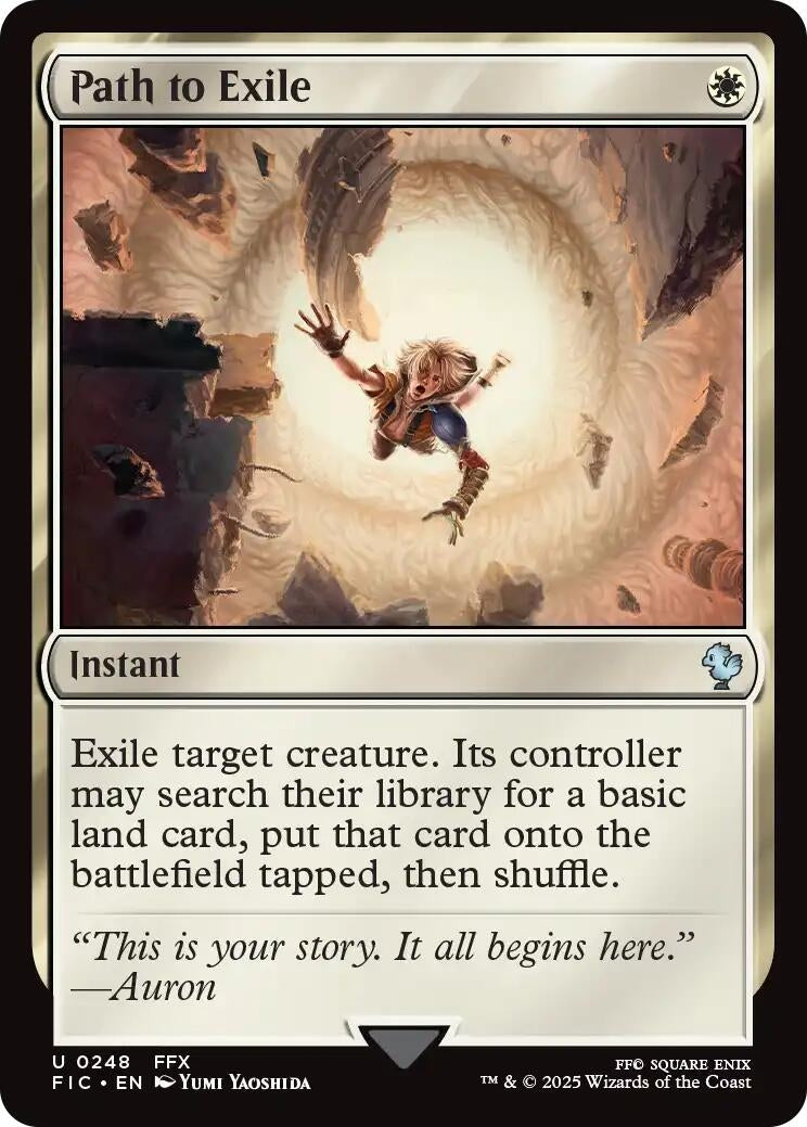 Image for Path to Exile (Surge Foil) (248) (Commander: FINAL FANTASY) - Magic: The Gathering