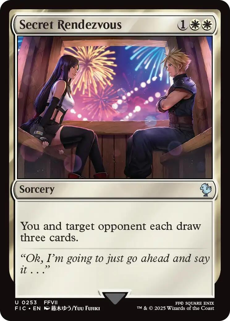 Image for Secret Rendezvous (0253) (Surge Foil) (253) (Commander: FINAL FANTASY) - Magic: The Gathering