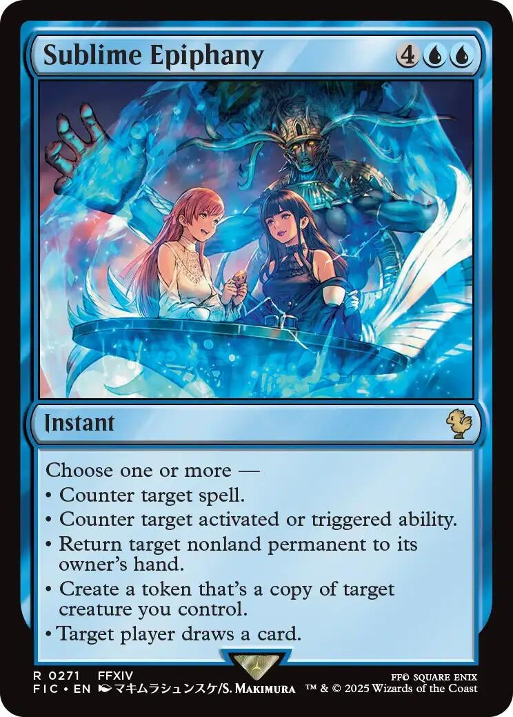 Image for Sublime Epiphany (Surge Foil) (271) (Commander: FINAL FANTASY) - Magic: The Gathering