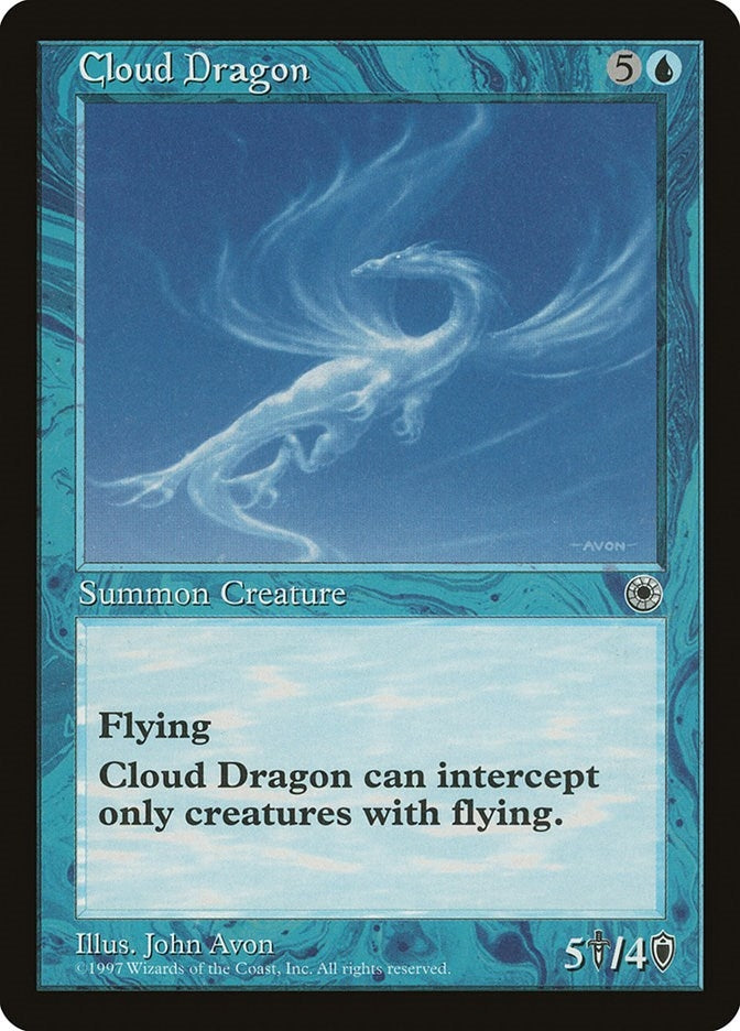 Cloud Dragon [POR] - MTG Single