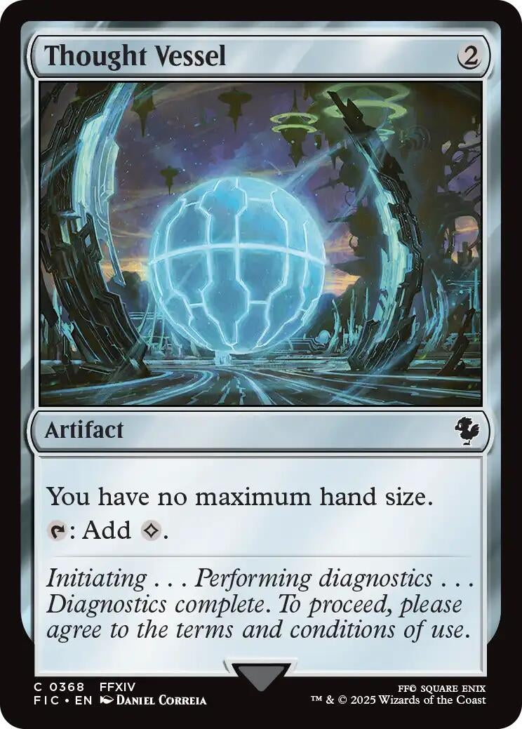 Image for Thought Vessel (Surge Foil) (368) (Commander: FINAL FANTASY) - Magic: The Gathering