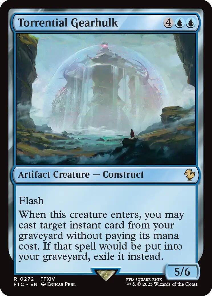 Image for Torrential Gearhulk (Surge Foil) (272) (Commander: FINAL FANTASY) - Magic: The Gathering
