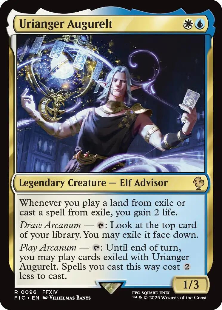 Image for Urianger Augurelt (Surge Foil) (96) (Commander: FINAL FANTASY) - Magic: The Gathering